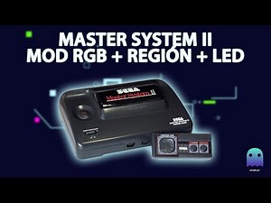 MASTER SYSTEM 2 - Mod RGB + Región + LED Encendido