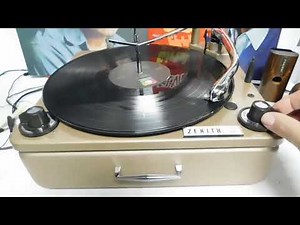 Zenith 1961 Console Stereo SFF2585H Cobra Matic Turntable DEMO #1