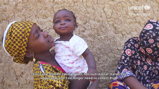 3.8K views · 107 reactions | Every child deserves nutritious meals. With Ready-to-Use Therapeutic Food (RUTF) and nutritious homemade meals, Maryam is recovering from malnutrition. Thanks to cash assistance from UNICEF and UK in Nigeria her aunt can now provide the care and meals Maryam needs to grow healthy and strong. | UNICEF Nigeria | Facebook