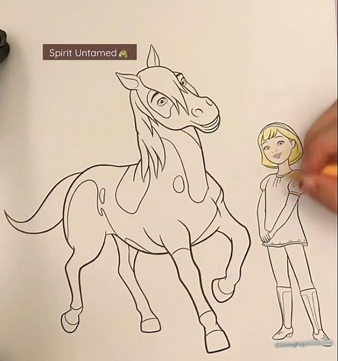 Spirit Untamed 🐴 #spirituntamed #colorpage