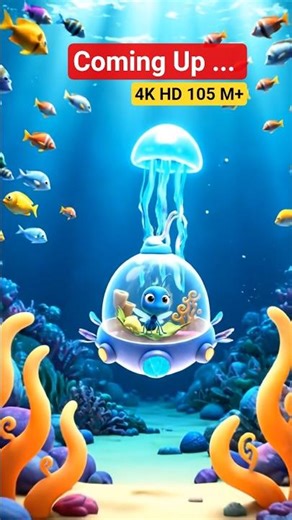 “Underwater Cartoon World 🌊 | Colorful Fishes Adventure | Up Coming #cartoon #cartoonvideo #shorts