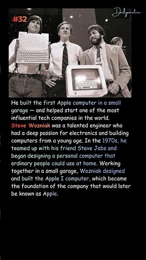 #32 The Engineer Who Built Apple’s First Computer 💻 Steve Wozniak Story #dailyxmotive #success