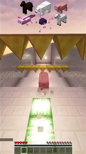 Only ONE Mob Can Pass! 😱 Minecraft Shape Challenge #shorts #minecraft