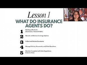 Insurance Agent as a Career | Day-to-Day Responsibilities | Lesson 1