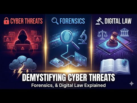Cyber Threats, Forensics, and Digital Law - Demystifying Cyber Threats