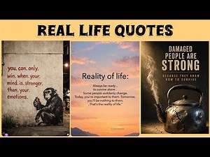 Real Life Quotes To Stay Strong and Positive | Real Life Motivation | Everyday Motivation