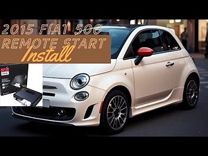 Fiat 500 Fortin Remote Start Install