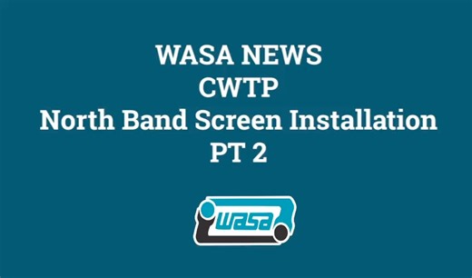 Raw Intake Band Screen Installation at Caroni Water Treatment Plant Part 2 #wasatnt #wasaworkingforyou | WASA Trinidad & Tobago