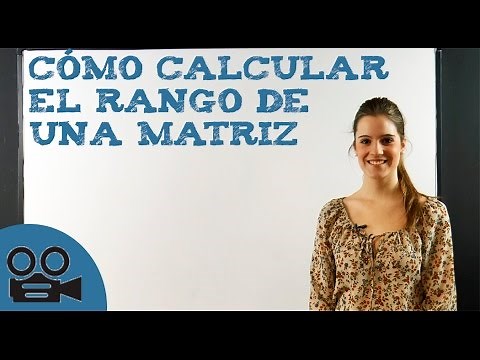 How to calculate the rank of a matrix