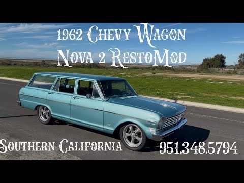 1962 Chevy Nova 2 Station Wagon FOR SALE 951.348.5794