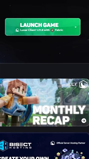 Lunar Client on Instagram: "Best way to install Mods in Minecraft  #minecraft #lunarclient #hypixel"