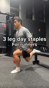 3 leg day staples every runner should train 🏃‍♂️🔥 These 3 movements build the single-leg strength and stability that running demands: Bulgarian Split Squats – strength balance hip stability Single-Leg Box Squats – knee control quad strength Single-Leg Hip Thrusts – glute strength Add these exercises into your training and watch your running feel smoother, stronger, and more durable | GymJim
