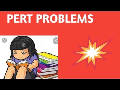 PERT/CPM/HOW TO SOLVE PERT PROBLEMS /SOLVED PROBLEM