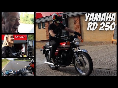 Yamaha RD 250 2-Stroke ...Classic Motorcycle Pick up collection and Ride