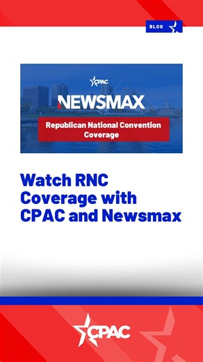 The Republican National Convention starts on Monday in Milwaukee, Wisconsin! Newsmax will be there on the ground with LIVE, wall-to-wall coverage of all the high profile speakers and the official nomination of President Donald J. Trump. CPAC will be there with Newsmax providing political analysis on all the latest news. Tune in to Newsmax for RNC coverage Monday through Thursday, and sign up for Newsmax for exclusive, expert analysis with CPAC from Matt and Mercedes Schlapp, Former U.S. Ambassad