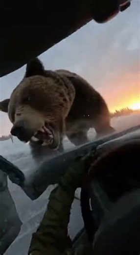 GoPro Ranger vs RAGING Bear 😱 Car FLIPPED on Remote Canada Road — Bear Spray Saves His Life!