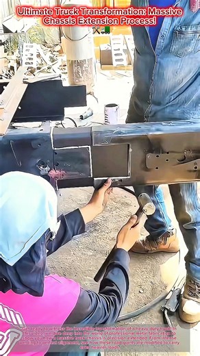 Ultimate Truck Transformation: Massive Chassis Extension Process! 🛠️🚛