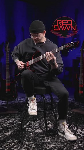 @nilesgregory demo-ing the all new Sunset-6 ET EX Red Dawn 🌙 | Schecter Guitars