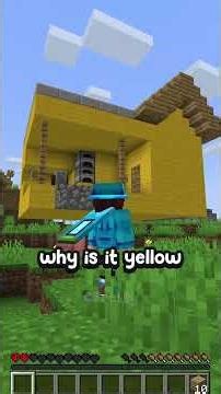 Minecraft, But If I Take Damage My Color Changes… #shorts