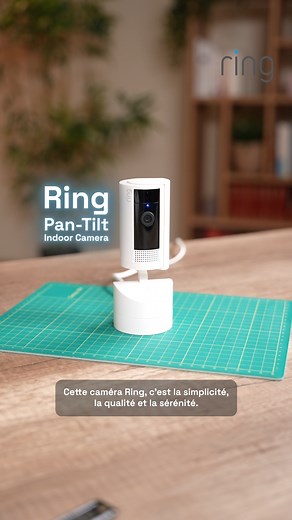 129K views · 392 reactions | ️ Découvrez la caméra Ring Pan-Tilt Indoor. Couverture à 360° + Full HD et vision nocturne. Système audio bidirectionnel… de la tech en toute simplicité pour sécuriser votre maison et ne rien louper ! Partenariat rémunéré avec Ring | Les Numériques | Facebook