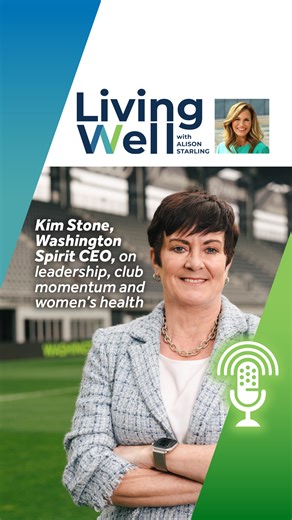 🔥 New podcast episode! Washington Spirit CEO Kim Stone talks women’s health and high-level performance on & off the pitch ⚽ — with insights from VHC Health’s Dr. Christopher Walsh, who shares tips on how to think like an athlete in everyday life. Plus, don’t miss her take on the team’s growth, rising attendance and decades of leadership. The Washington Spirit kicks off on Fri., March 13 - get your tickets at: WashingtonSpirit.com/tickets 🎧 Listen now on Living Well with Alison Starling: https: