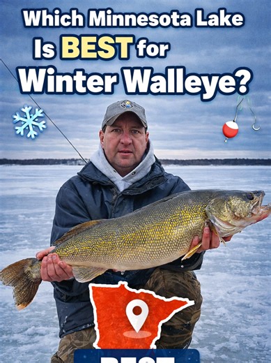 Top Minnesota Lakes for Winter Walleye Fishing