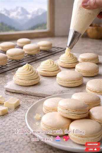 Macaroons🧁💖#shorts #france #macaroons #recipe #dessert