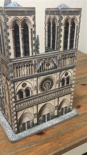 AMAZING 3D PUZZLE of NOTRE DAME DE PARIS: SO NICE!!