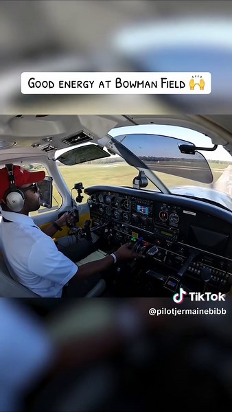 Kissing the runway at KLOU. W/ a friendly send off from ATC. 🤌 #pilot #cockpit #atc #landing #avgeek