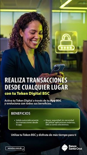 ¡Realiza transacciones más seguras y rápidas con tu Token Digital BSC! 📲