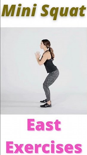 Mini Squat ! Easy Exercises