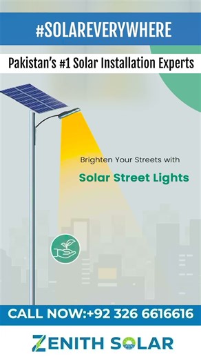 🌟 Illuminate Your Path to Sustainability with Solar Street Lights! ☀️ | Zenith Solar 💡