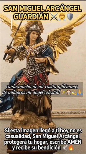 Oración a San Miguel Arcángel para proteger y bendecir el hogar