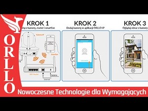 Jak Podłączyć Zainstalować Kamerę IP? WIDEO PORADNIK - monitoring bezprzewodowy ORLLO