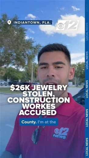 An Indiantown woman’s $26K jewelry theft was solved thanks to a vigilant coworker who spotted the stolen items and alerted authorities. Read more: https://bit.ly/3KTurrU | CBS 12 News