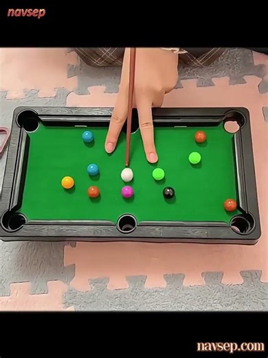 Mini Pool Table Game for Two | Fun Couple’s Desk Game Anytime!
