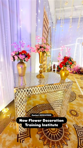 Tent Flower Decoration Training on Instagram: "🚀 Next Batch Starting 16 March 2026 Offline + Online Course Available 🌼 6-in-One Professional Course • Flower Decoration • Event Work • Tent House Setup • Balloon Decoration • Lights Classes • Wedding Jaimala Mines 🎓 Certificate by New Flower Decoration 🏠 Free Stay & Food (T&C Apply) 📲 Learn anytime with our recorded courses — just download the app and start your journey. 📞 For details DM or call: 6232491618 #newflowerdecorationtranninginstitu