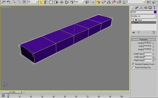 3dmax bend弯曲命令