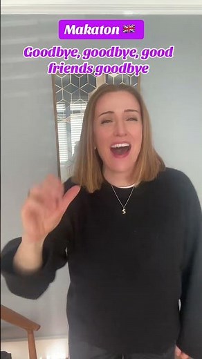 Makaton - BEAR IN THE BIG BLUE HOUSE GOODBYE SONG - Singing Hands