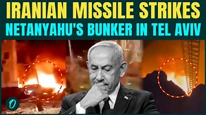 Iranian missile hits 'Netanyahu's bunker' | Iranian missiles pound Tel Aviv, mega shelter destroyed