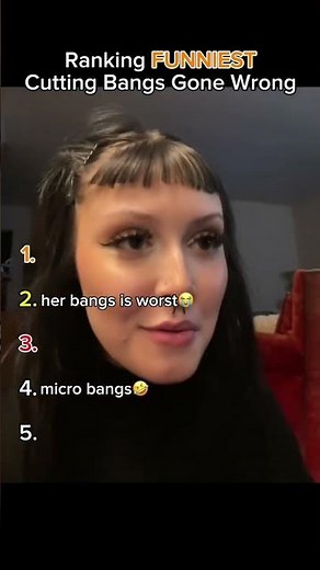Ranking the FUNNIEST Cutting Bangs Fails!