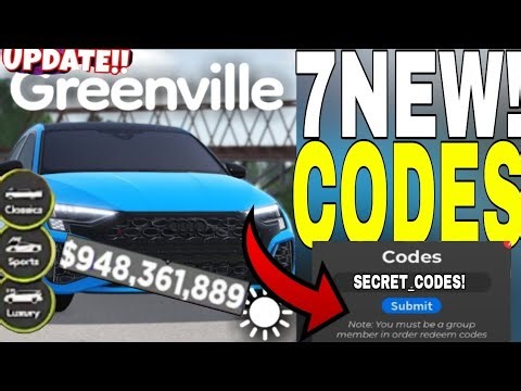 NEW UPDATE ✅ ALL WORKING CODES GREENVILLE _JUL_2025_NEW WORKING CODES (ROBLOX)