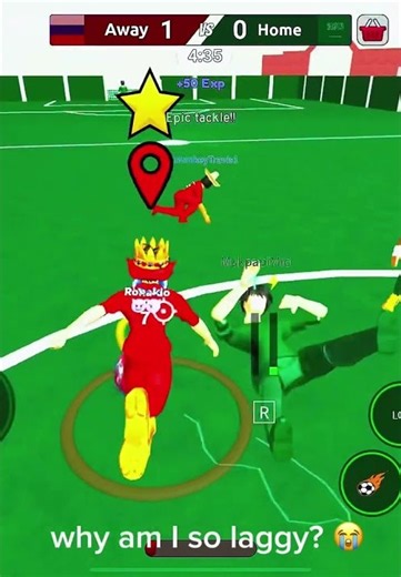 why am I so laggy? 😭 #roblox #laggy #realisticstreetsoccer