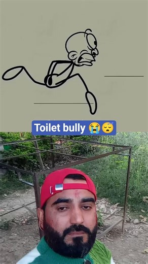 The toilet bully 🙂(4k meme) short#Youtube video!