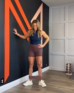 37K views · 367 reactions | Wall Workout with a band - Legs & Glutes...