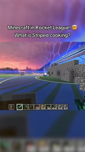 Minecraft in Rocket League?!? From Striped on x #rlcs #rocketleague #rocketleagueseason24