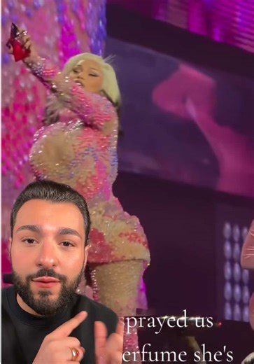 Cardi B Sprays Perfume On Fans at Concert