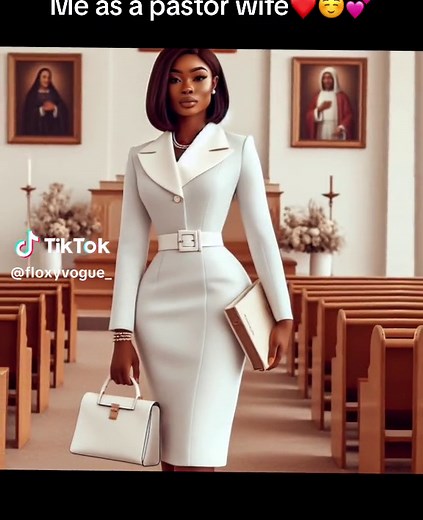 Me as the wife of a pastor 💕❤️ How will you dress as a pastor’s wife🙈❤️