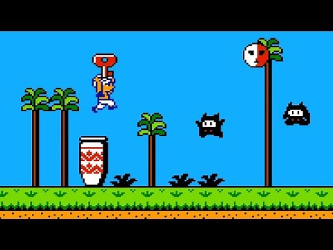 Yume Koujou: Doki Doki Panic (Famicom Disk System) Playthrough