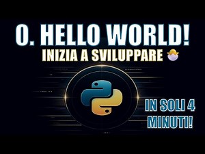 Corso Python | 0. Introduzione e Setup: Pronto per Iniziare in 4 minuti!